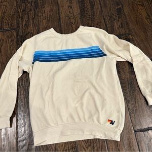 Aviator nation 5 stripe crewneck